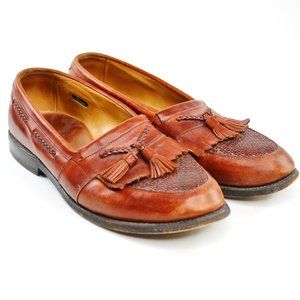 Allen Edmonds Cody Brown Kiltie Tassel Leather Loafer Shoes Mens Sz 11D Made USA